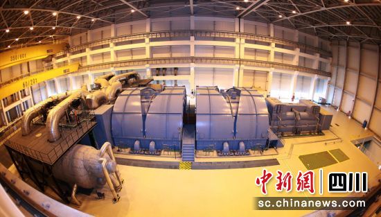 “華龍一號”全球首堆示范工程福清核電汽輪發(fā)電機組。東方電氣 供圖